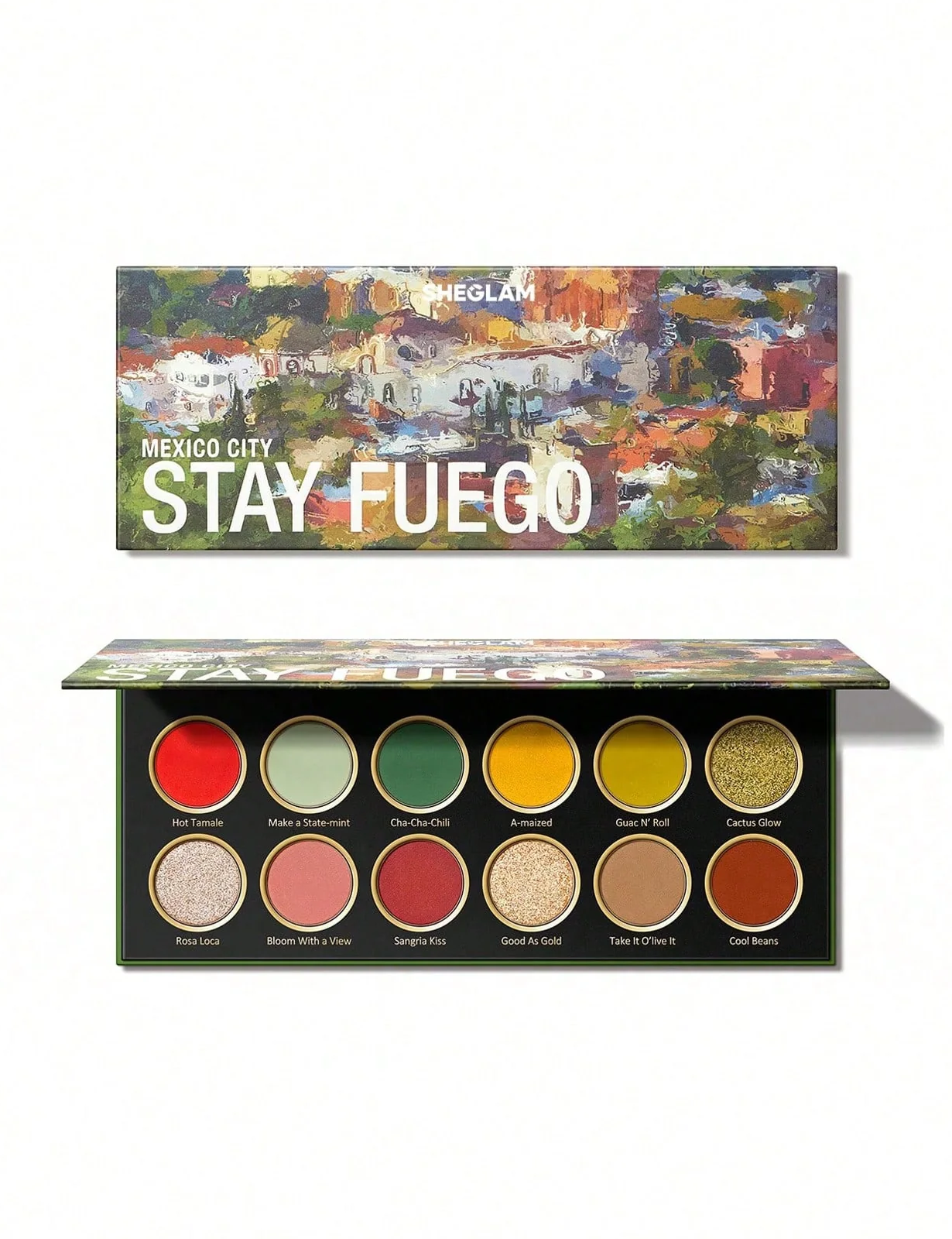 شیگلم پالت سایه چشم مکزیکو Stay Fuego-Mexico شیگلم SHEGLAM