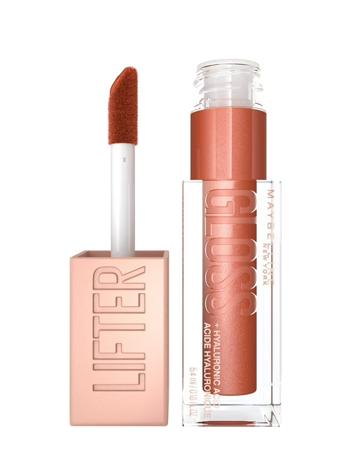 لیپ گلاس میبلین  Maybelline Lifter Gloss Plumping Lip Gloss - 17 Copper