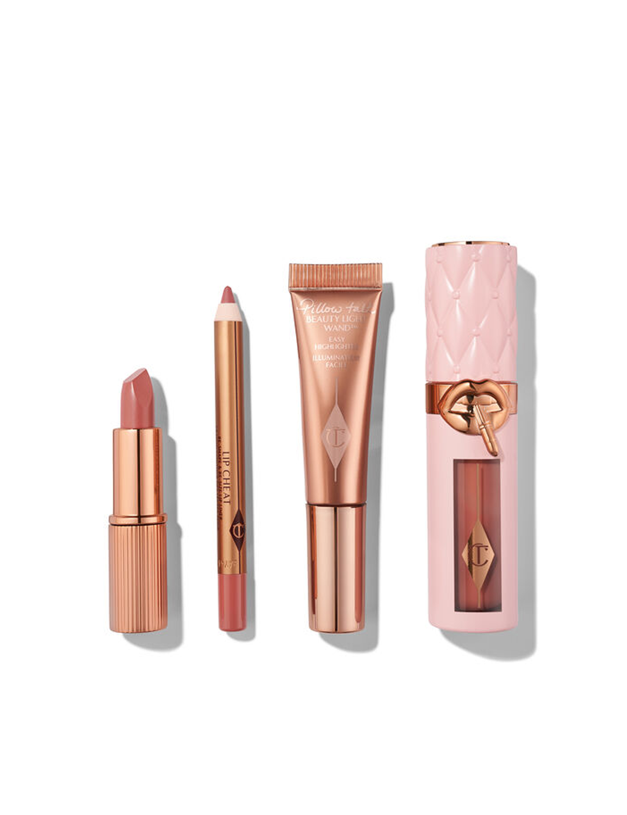 شارلوت تیلبری ست  پیلوتاک آیکونیک مینی Charlotte Tilbury Pillow Talk Iconic Lip And Cheek Secrets