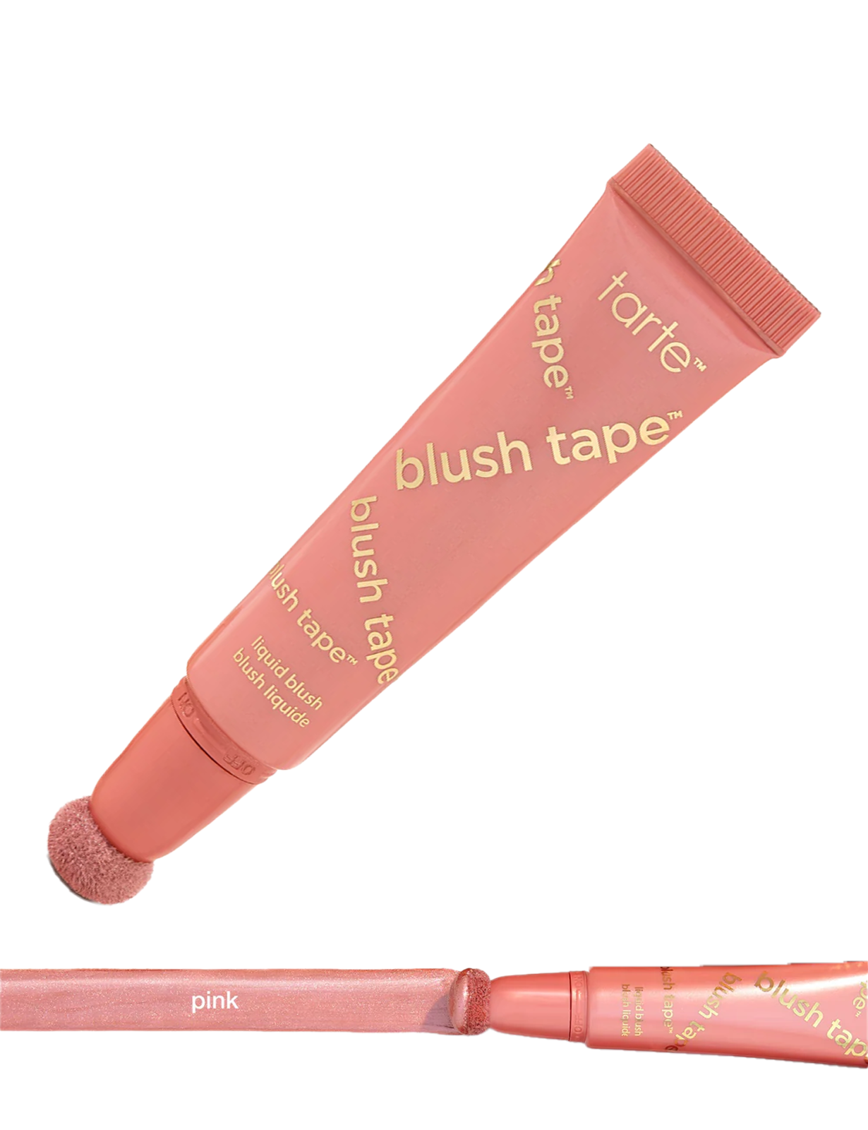تارت رژگونه کرمی بلاش تیپ پینک tarte blush tape™ liquid blush pink