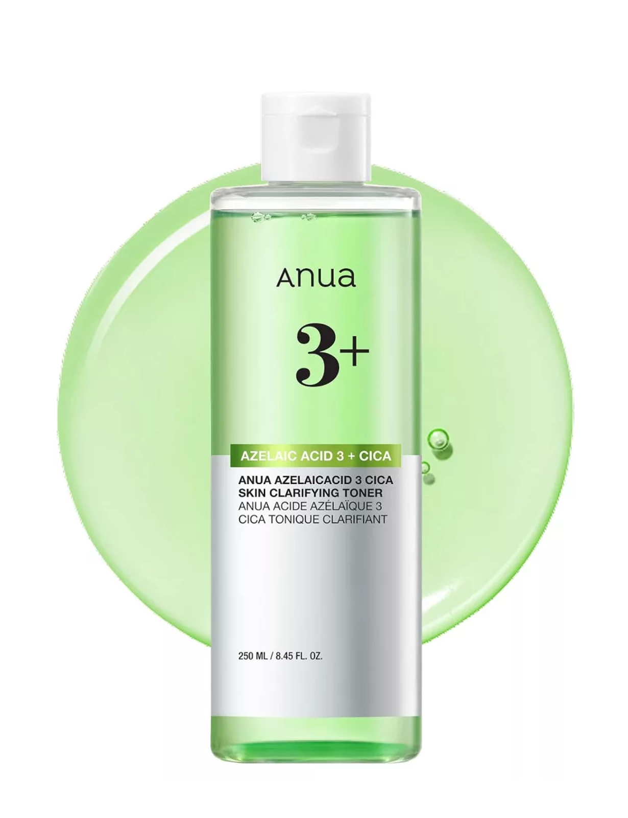 تونر آزلاییک اسید آنوا ANUA Azelaic Acid 3% + Cica Purifying Toner (250ml)
