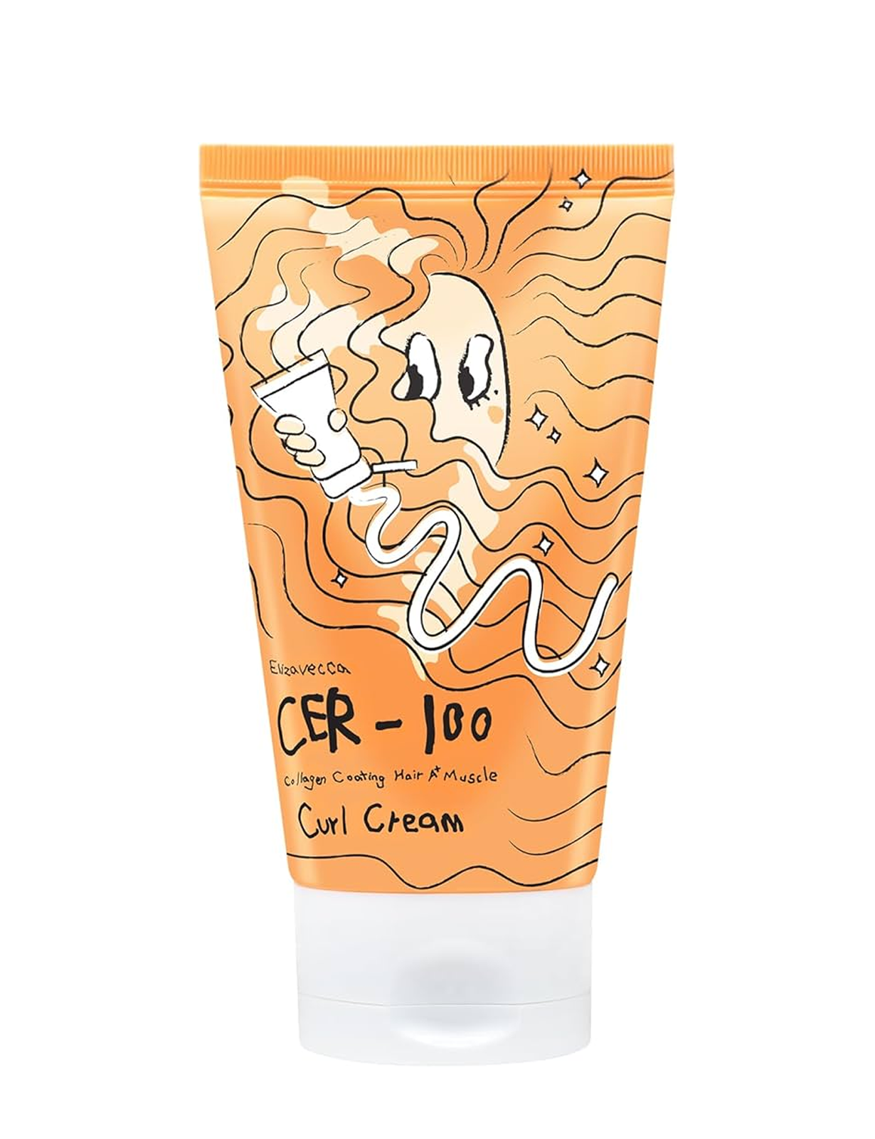 ماسک مو بعد از حمام موی فر الیزاوکا | Elizavecca CER-100 Collagen Coating Hair A+ Muscle Curl Cream