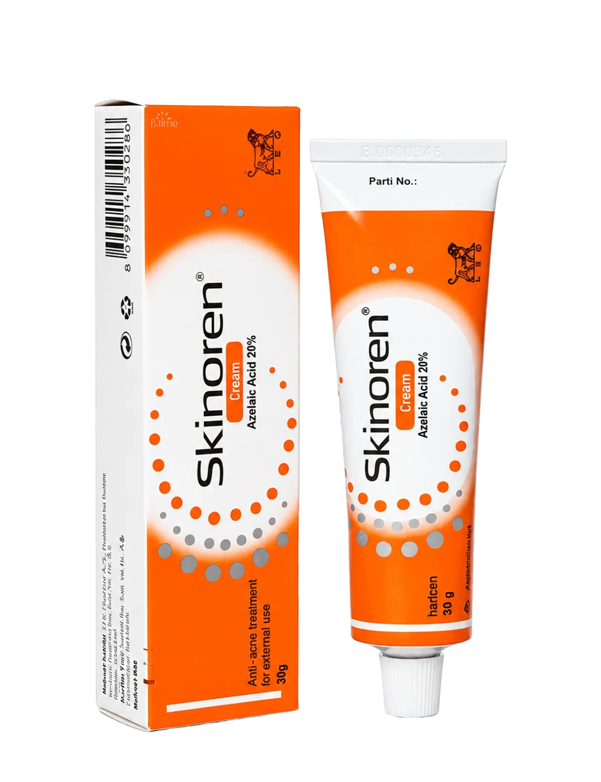 کرم ضدجوش سکینورین آزلاییک 20% | Skinoren 20% Azelaic Acid Acne Treatment Cream